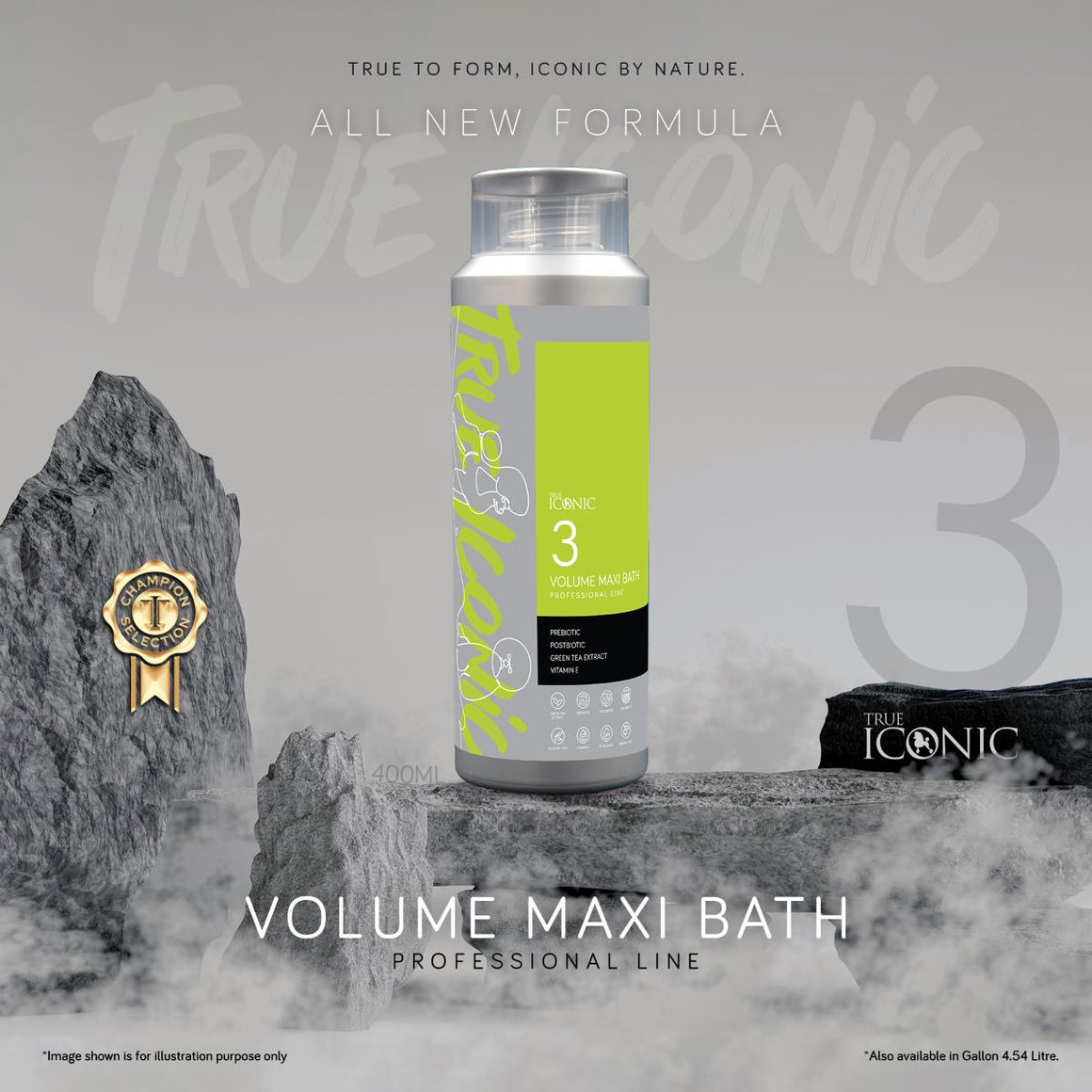 True Iconic VOLUME MAXI BATH Ultra Volume Shampoo - Ултра обем шампоан