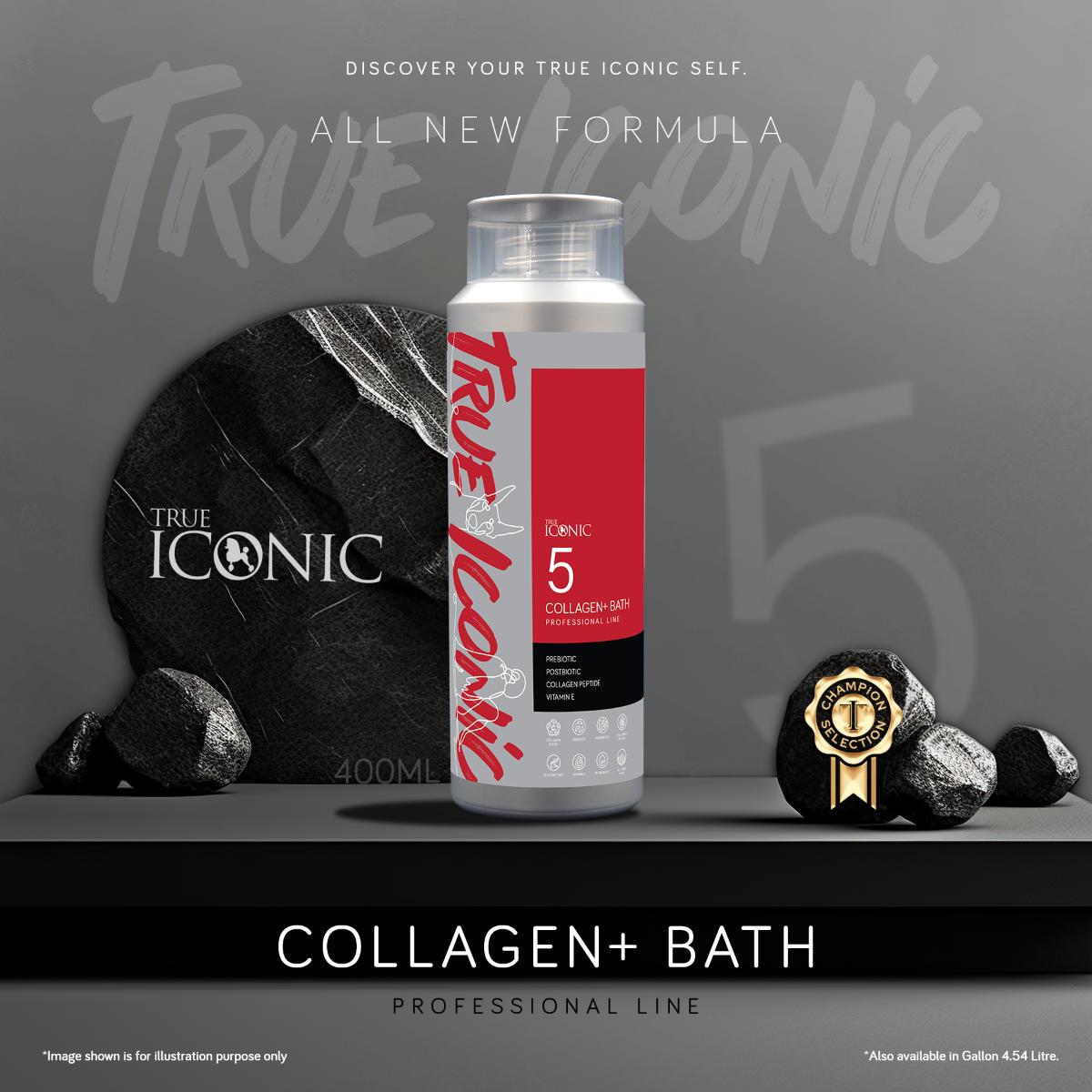 True Iconic COLLAGEN + BATH Multi Moisturizing Agent Shampoo - Шампоан с многофункционални хидратиращи агенти
