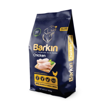 Barkin High Premium Chicken храна за кучета с пилешко - 15кг