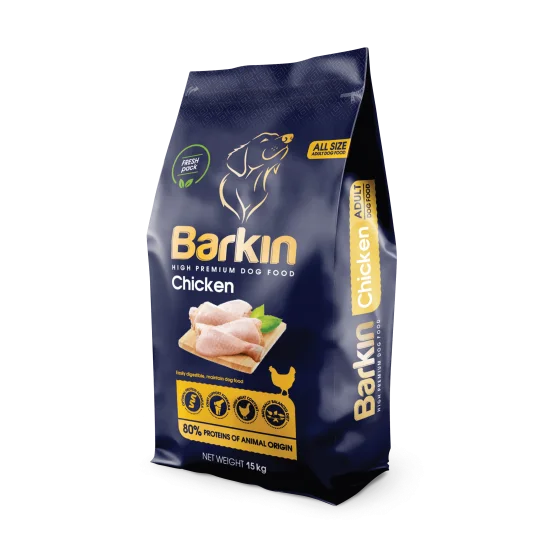 Barkin High Premium Chicken храна за кучета с пилешко - 15кг