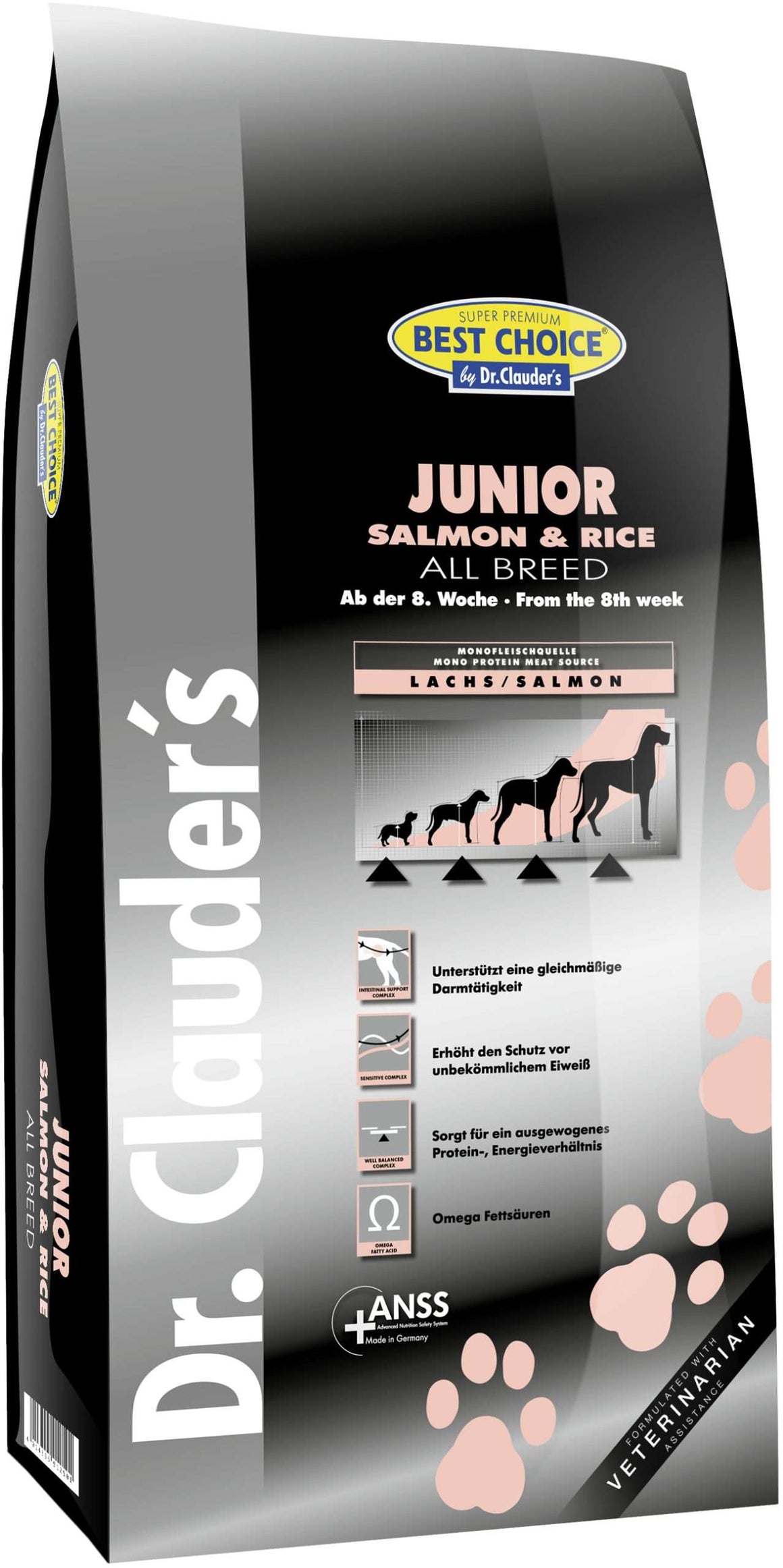 Best Choice Super Premium Mini Salmon & Rice Junior - суха храна за подрастващи кучета от дребни породи със сьомга и ориз