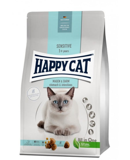 Happy Cat Sensitive Stomach&Intestines за котки с хранителна чувствителност 4кг