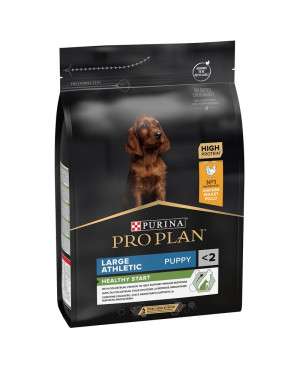 PRO PLAN LARGE ATHLETIC PUPPY с OPTISTART - ЗА ПОДРАСТВАЩИ КУЧЕНЦА ОТ ЕДРИ ПОРОДИ С ПИЛЕ 12КГ
