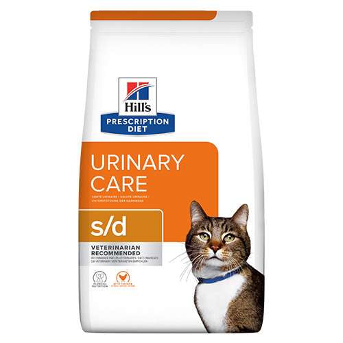 HILLS PD FELINE S/D -  за бързо разтваряне на струвитни уролити
