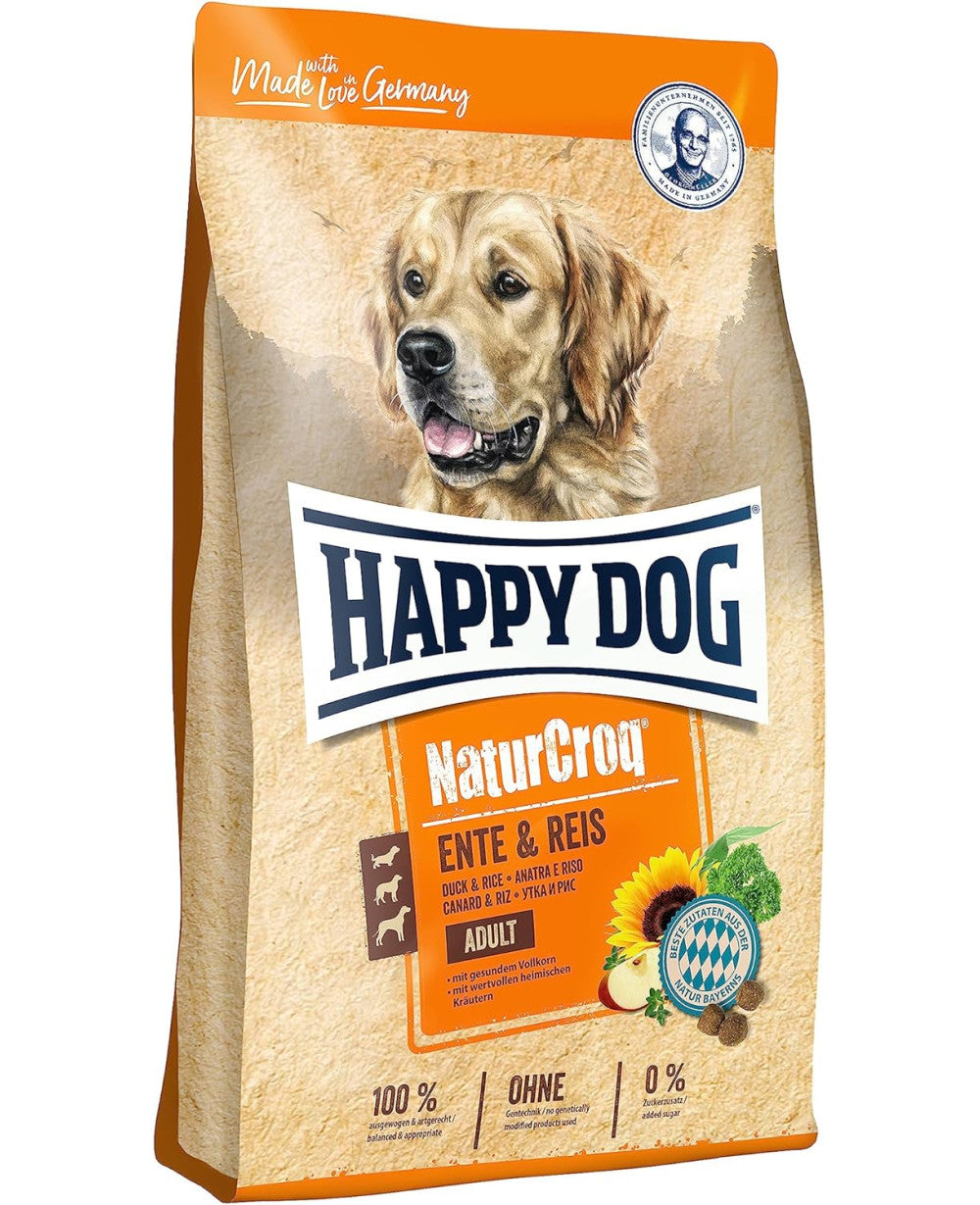 Happy Dog NaturCroq Duck & Rice - Храна за кучета с патешко и ориз 11кг.