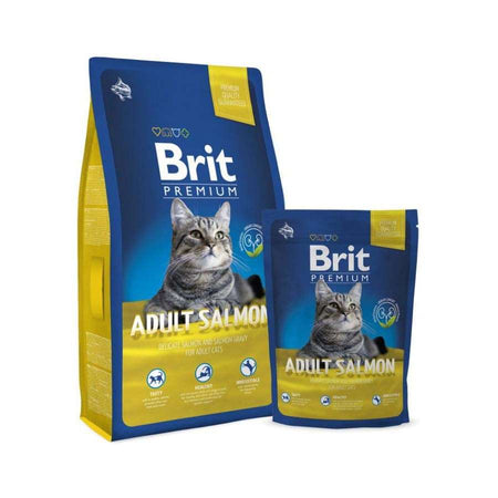 BRIT Premium Cat Adult Храна за котки със сьомга 1.5 кг.