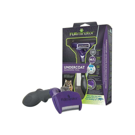 FURminator за големи котки с дълга козина