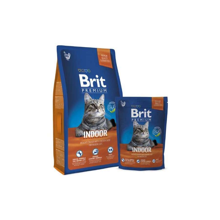 BRIT Premium Cat Indoor Храна за котки 1.5 кг.