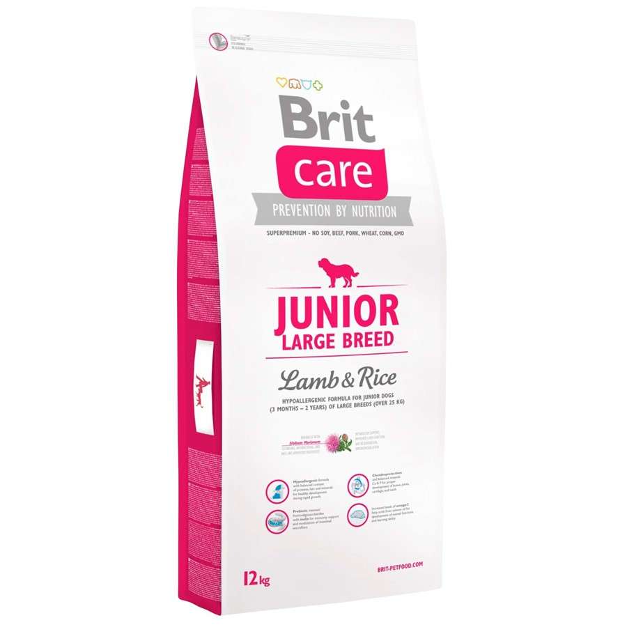 BRIT CARE JUNIOR Large Breed храна за подрастваши кучета от едри породи с агнешко