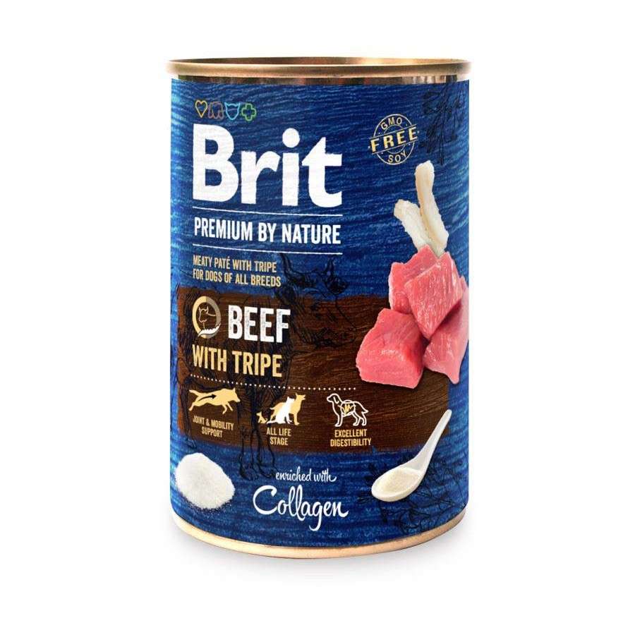 BRIT Premium by Nature Beef Консерва за кучета с говеждо месо и шкембе