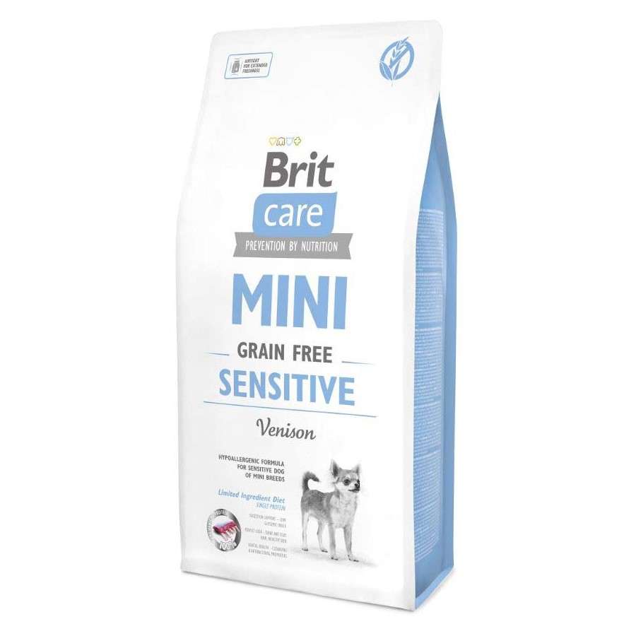 BRIT CARE MINI Sensitive - храна за кучета от дребни породи с дивеч без зърнени култури