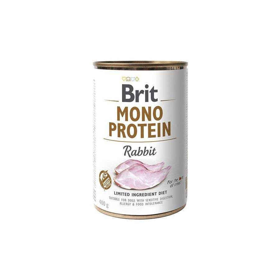 Brit Mono Protein Rabbit Консерва монопротеинова за кучета със заешко месо 400гр