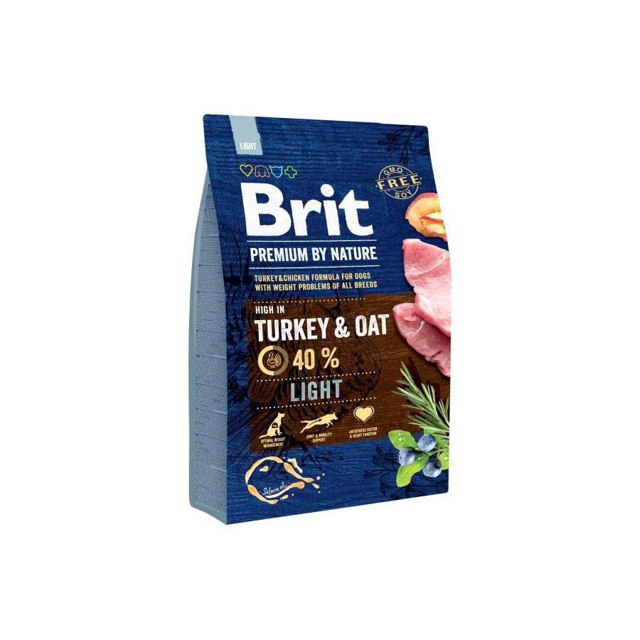BRIT Premium by Nature Light All Breed Turkey and Oat 15 кг.
