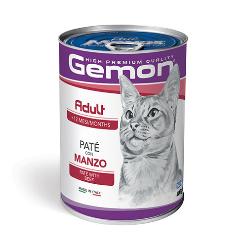 Консерва CAT GEMON Adult PATE 400g – КОНСЕРВА -пастет с говеждо 400гр.