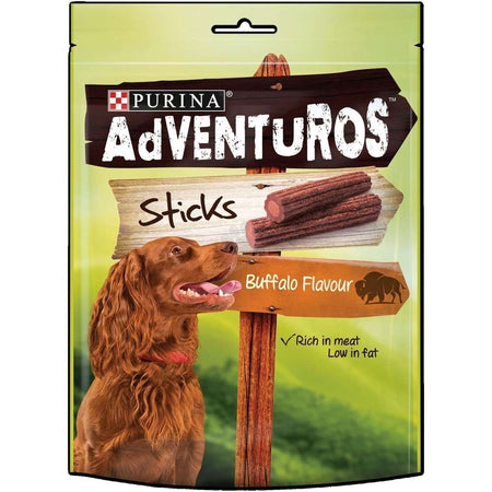ADVENTUROS BUFFALO STRIPS - ЛАКОМСТВО ЗА КУЧЕТА, С БИВОЛСКО, 90р.