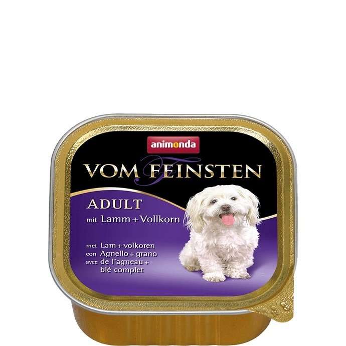 ANIMONDA VOM FEINSTEN ADULT - ПАСТЕТ ЗА КУЧЕТА С АГНЕ И ПЪЛНОЗЪРНЕСТИ СЕМЕНА -150гр.