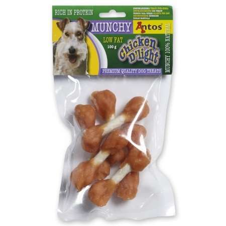 ANTOS CHICKEN D'LIGHT MUNCHY - СОЛЕТИ ОБВИТИ С ПИЛЕ 100гр.