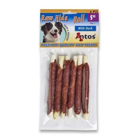 ANTOS RAW HIDE ROLL PREMIUM СОЛЕТИ ОБВИТИ С ПАТЕШКО МЕСО 12см 6бр.