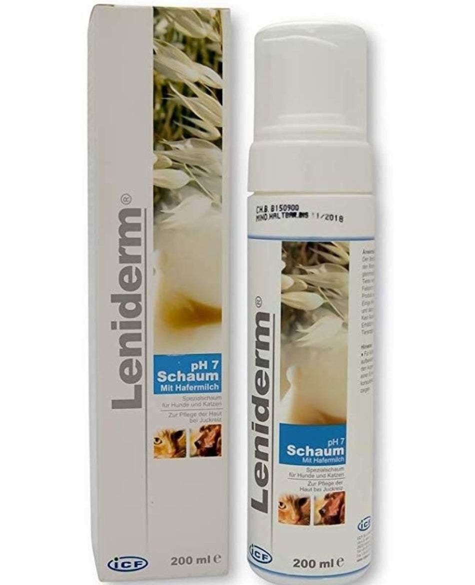 Leniderm Mousse – почистваща пяна без изплакване за кучета и котки 200 мл.