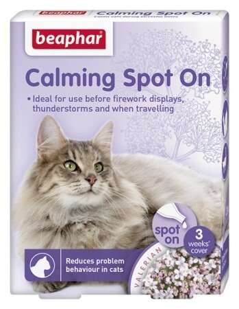 BEAPHAR CALMING SPOT ON - УСПОКОЯВАЩИ КАПКИ ЗА КОТКИ, 3бр.