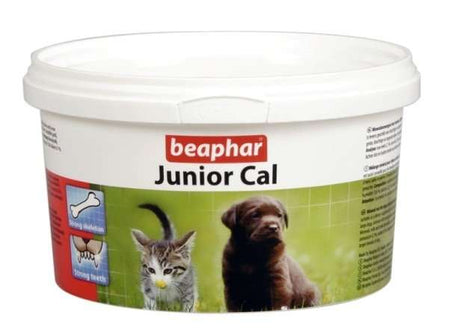 BEAPHAR JUNIOR CAL - КАЛЦИЙ НА ПРАХ ЗА МАЛКИ КУЧЕНЦА И КОТЕНЦА 200гр.