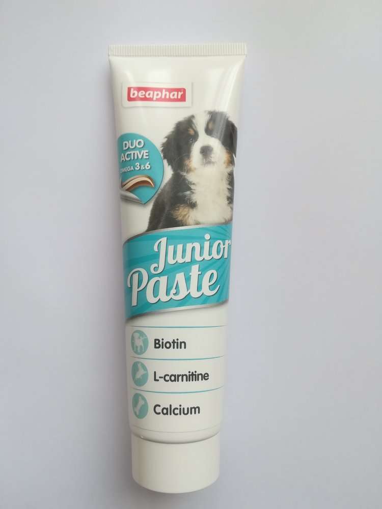 BEAPHAR JUNIOR DUO ACTIVE - МУЛТИВИТАМИННА ПАСТА ЗА ПОДРАСТВАЩИ КУЧЕТА 100гр.