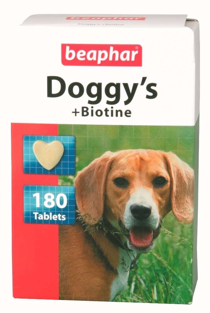 BEAPHAR КУЧЕШКИ СЪРЧИЦА С БИОТИН, 180бр.