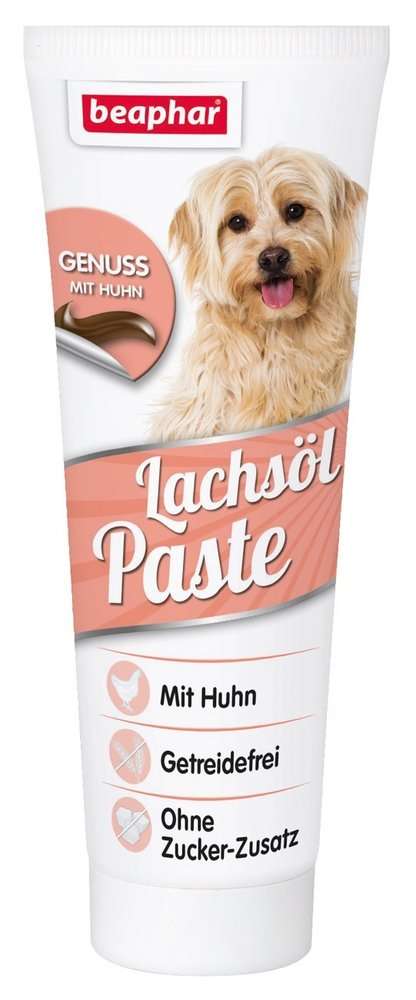 BEAPHAR SALMON OIL PASTE - ПАСТА ЗА КУЧЕТА С МАСЛО ОТ СЬОМГА 100гр.