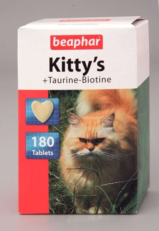 BEAPHAR ВИТАМИНИ - КОТЕШКИ СЪРЦА С БИОТИН И ТАУРИН - 75бр.