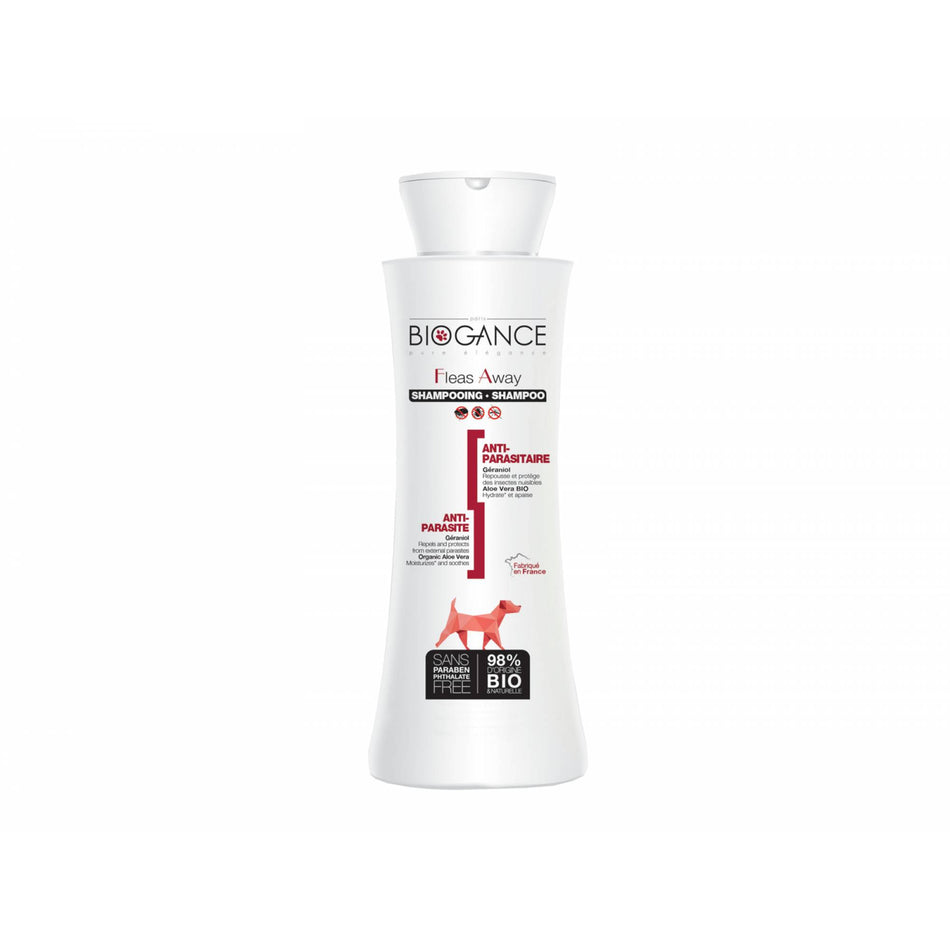 Biogance FLEAS AWAY SHAMPOO - репелентен шампоан за кучета, 250 мл.