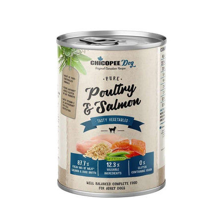 CHICOPEE ADULT POULTRY&SALMON - 800 гр КОНСЕРВА ЗА КУЧЕТА С ПТИЧЕ МЕСО И СЬОМГА