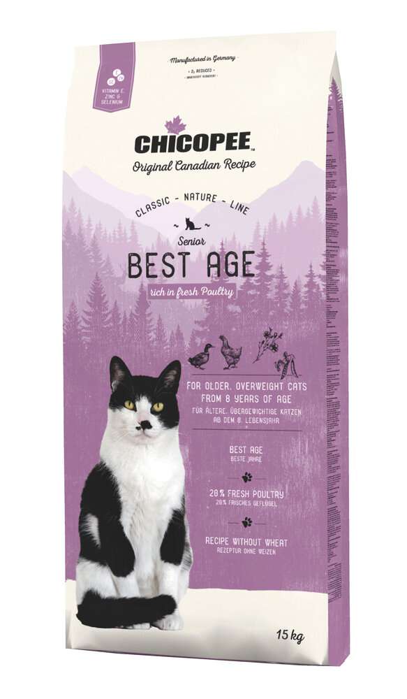 CHICOPEE CLASSIC NATURE LINE SENIOR - ЗА КОТКИ НА ВЪЗРАСТ НАД 8г. 1.5 кг.