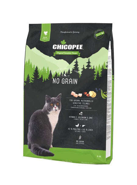 CHICOPEE HOLISTIC NATURE LINE CAT NO GRAIN - ЗА КОТКИ В ЗРЯЛА И НАПРЕДНАЛА ВЪЗРАСТ БЕЗ ЗЪРНЕНИ КУЛТУРИ