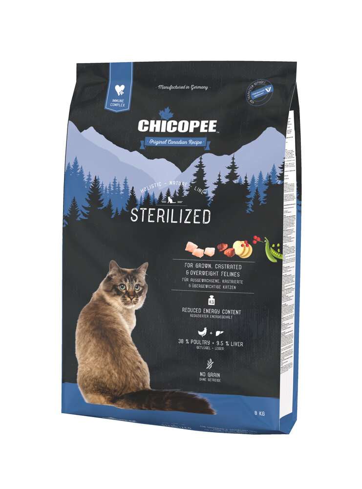 CHICOPEE HOLISTIC NATURE LINE CAT STERILIZED - ЗА КАСТРИРАНИ КОТКИ В ЗРЯЛА ВЪЗРАСТ