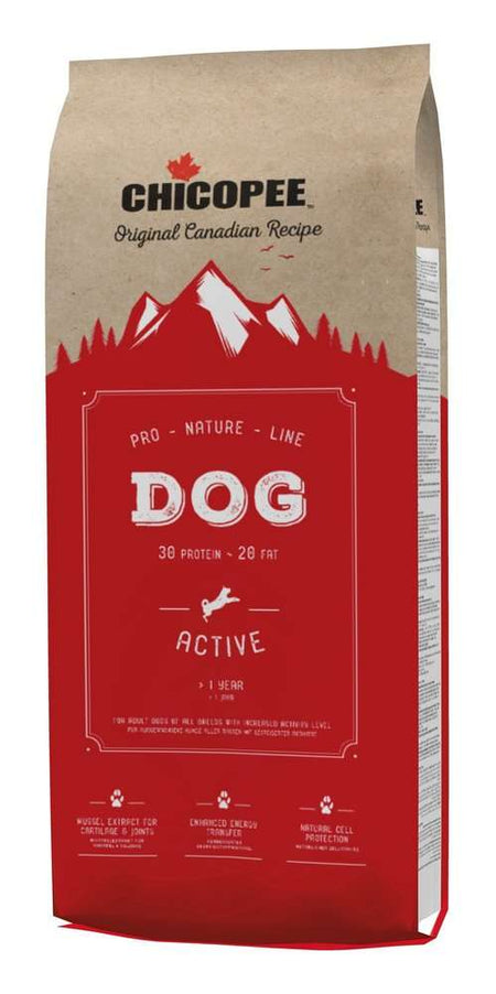 CHICOPEE PRO-NATURE - LINE ACTIVE ADULT - ЗА АКТИВНИ КУЧЕТА 20КГ.
