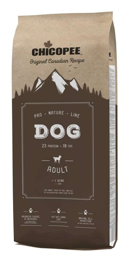 CHICOPEE PRO NATURE LINE ADULT - ЗА КУЧЕТА В ЗРЯЛА ВЪЗРАСТ С ПИЛЕ 20КГ.