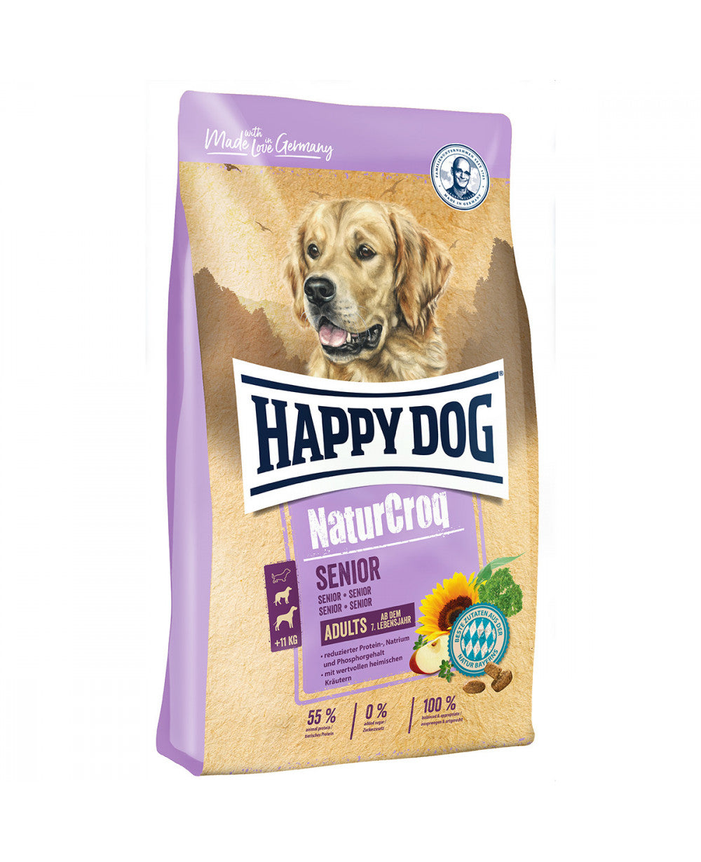 Happy Dog NaturCroq Senior - суха храна за възрастни кучета над 7год. 15кг.