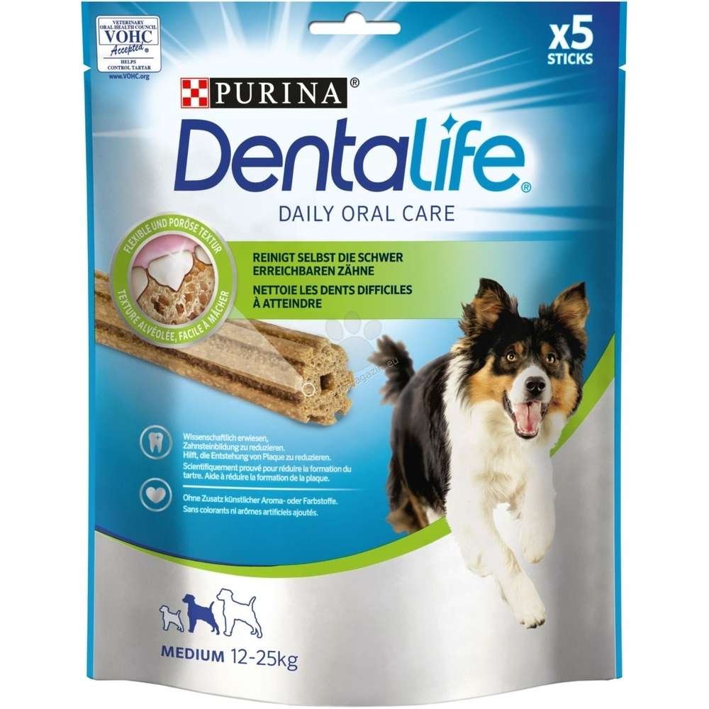 DENTALIFE STICKS - ЛАКОМСТВО ЗА КУЧЕТА ОТ СРЕДНИ ПОРОДИ, 115гр.