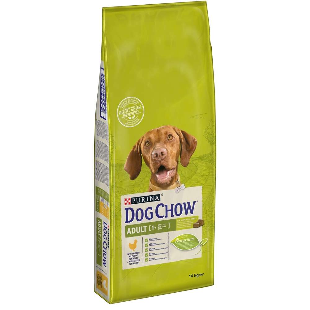 DOG CHOW ADULT - ЗА КУЧЕТА В ЗРЯЛА ВЪЗРАСТ С ПИЛЕ 14КГ.