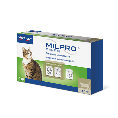 VIRBAC MILPRO 16mg/40mg 1бр таблетка
