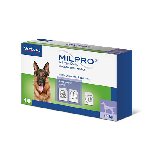 VIRBAC MILPRO 12,5mg/125mg 1бр Таблетка