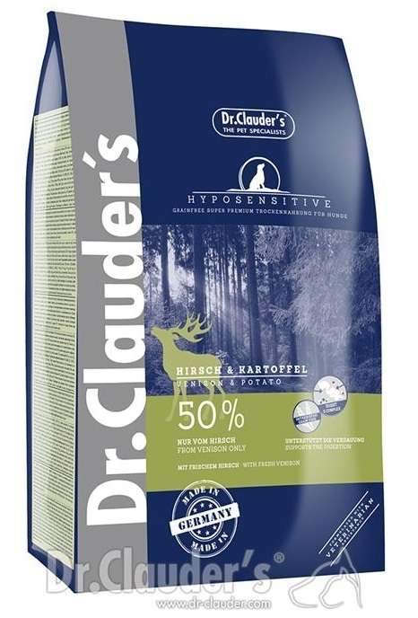 DR.CLAUDERS Best Choice Super Premium Venison & Potato AB – Супер премиум суха храна за кучета от всякакви породи с еленско месо и картофи 11.5 кг.