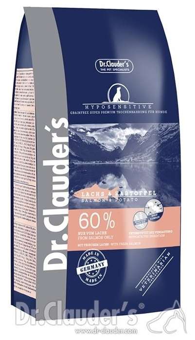 DR.CLAUDERS Best Choice Super Premium Salmon & Potato AB – Супер премиум суха храна за кучета от всякакви породи със сьомга и картофи 11.5 кг