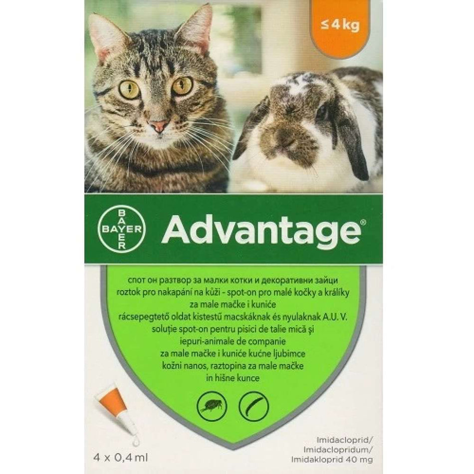 Advantage до 4 кг. - 1бр ПИПЕТА