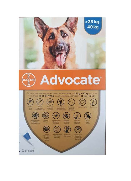 Advocate dog 25-40 kg - 1бр ПИПЕТА
