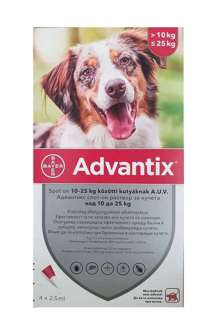 Advantix spot-on for dogs 10-25 kg - 1бр ПИПЕТА