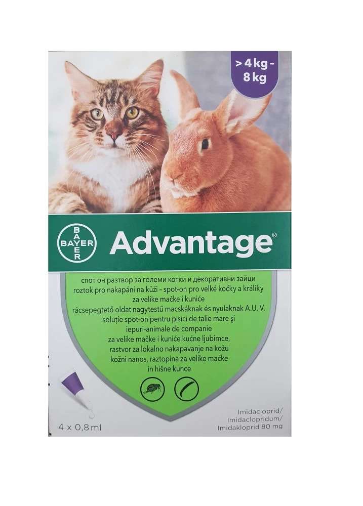 Advantage над 4 кг. - 1бр ПИПЕТА