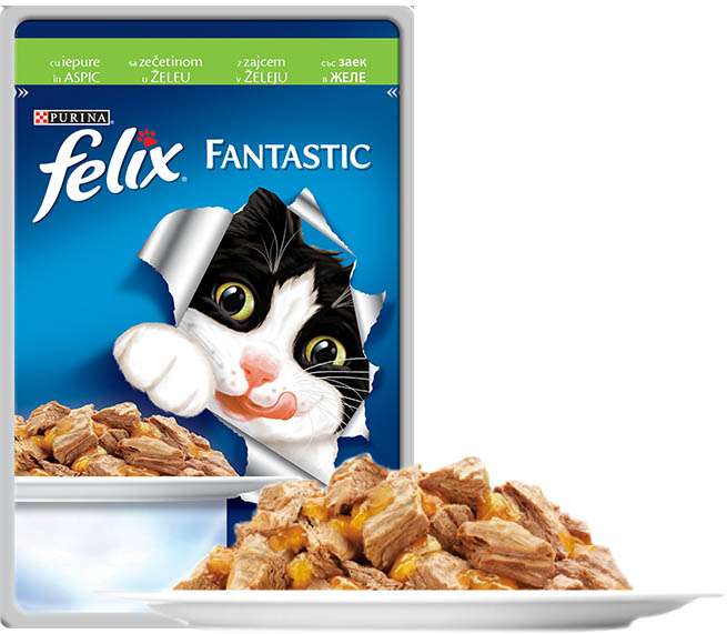 FELIX FANTASTIC ПАУЧ ГРИЛ В ЖЕЛЕ ЗАЕК 26x85гр