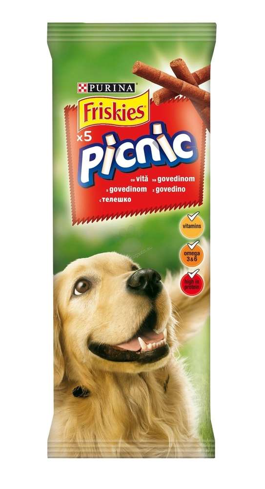 FRISKIES PICNIC BEEF - ЛАКОМСТВО ЗА КУЧЕТА С ГОВЕЖДО 42гр.