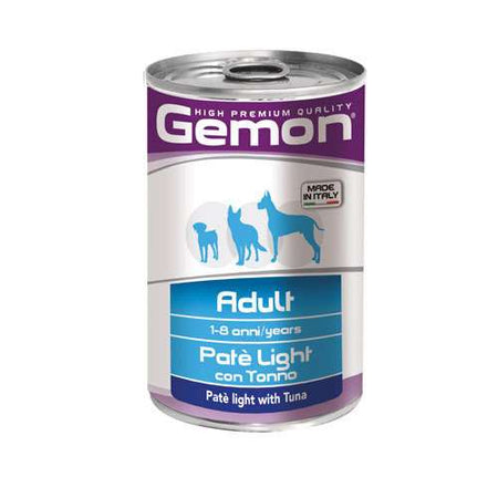 GEMON PATÉ ADULT LIGHT WITH TUNA – НИСКОКАЛОРИЕН ПАСТЕТ С РИБА ТОН 400гр.